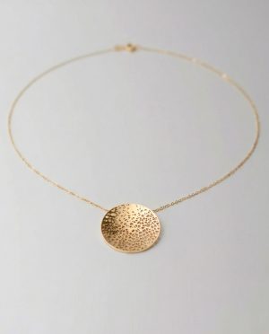 colgante ephemera bañado en oro