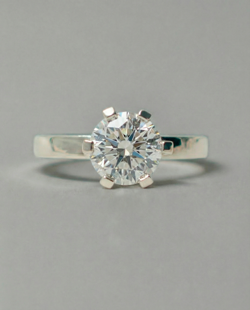 solitario de plata solitario de plata